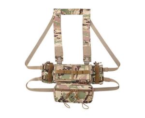Tactical Mk3 Tactical Chest Rig Micro Fight Modular Justerbar jaktplatta bärare Airsoft Vest med 556 762 Mag Pouch Y2011236943884