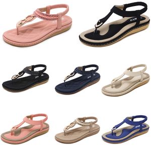 2024 Sommer Damenschuhe Sandalen Niedrige Absätze Mesh-Oberfläche Freizeit Mama Schwarz Weiß Große Größe 35-42 J56-1 GAI