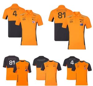 Racing sätter 2024 Nya F1 Racing Polo-skjortor Summer Short-Sleeved Jerseys med samma anpassade