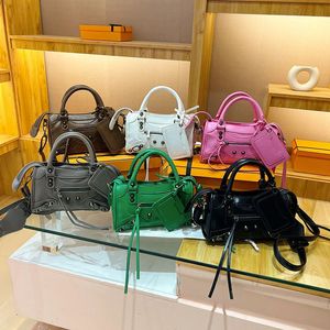 Motorcycle bag leather Handbag Designer Bag Bulenciaga woman Tote bag Shoulder Bag purse designer luxurys handbags crossbody bags