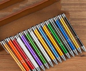 Metal Press Ballpoint Pen Fashion Drable 10mm Ballpoint Pen School Office Writing Supplies Annonsering Anpassa Business Gift W2606724