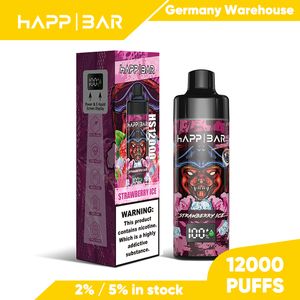 Puff 12000 Puffs 12K DEARTABALES VAPES PET ELEKTRONICZNE Papierosy Cewki Mesh Wyświetlacz do ładowania powietrza 2% 3% 5% Vapor