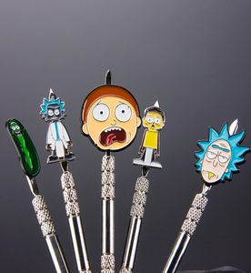 Metal Dabber Cartoon Dabbers Dabbers Zinc Eloy Dabber Smoking Tool för Quartz Banger Oil Rigs5798428