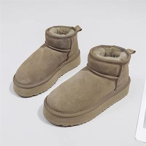 Nowe kobiety buty platformy Tasman Designer śnieżny ciepłe kobiety fur