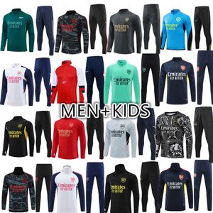 Fußball Fußball 23 ARSEN AL 24 Trainingsanzug Trikots Gunners Trainingsanzug 2023 2024 Männer Kinder Fußball ARSEN Trainingsanzug Survêtement Fuß Chandal Jogging Kits Sets