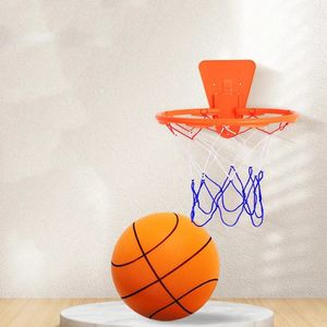 182124CM Kids som studsar stum basket pressande stumstång studsande basket inomhus tyst boll skum basket studsboll 240229