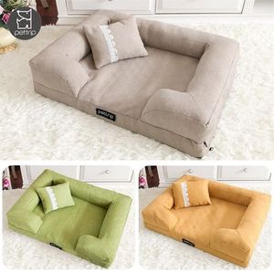 Pet Dog Bed Sofa Elegant Dog Cat Kennel Pet Cushion Mat Removable Big Dog Bed Lounge Sofa Pet Beds For Small Medium Dogs 2011302278