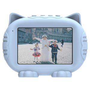 Frames 3.5 Inch Electronic Photo Frame Children Picture Frame Digital HD Screen MP3 Alarm Clock Photo Album for Kids Birthday Gift