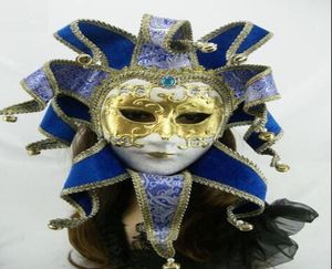 Confezione singola Maschera di carnevale brasiliano nello stile musicale del carnevale di Venezia Disegna a mano maschera in maschera di grano tridimensionale FD052767308