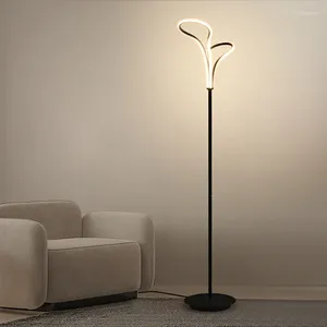 Stehlampen Moderne LED-Lampe für Schlafzimmer Nachttisch Wohnzimmer Sofa Couchtisch Regal Dekoration Innenbeleuchtung Fixture Glanz