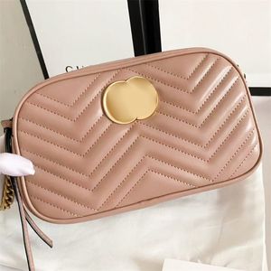 classic quilted Marmont ophidi black Designer Bags Women Luxury handbag 2size Clutch camera bag mens purse gold chain Cross Body tote Leather Messenger Shoulder Bag