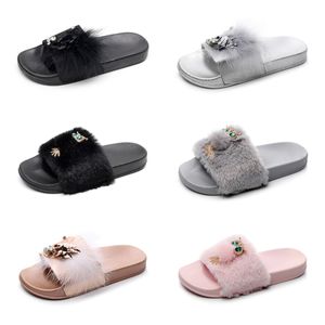 Designer slippers womens summer sandals fashion canvas Flat Mule Platform High Heel Sandal platform slider Shoe GAI pink