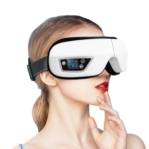 Elektrisches Augenmassagegerät mit Wärmevibration, Bluetooth-Musikmassage, Entspannungsbrille, DC-Augenpflegegerät 240301