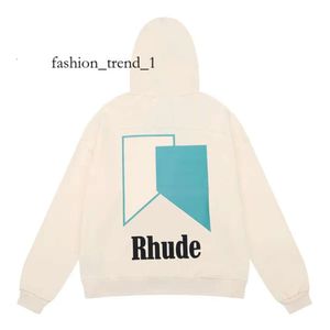Rhude Hoodie Designer Hoodie Rhude Mens hoodie Letter Print Loose Long Sleeve Hoodies Fashion Sports Hoodie For Men Women High Quality Luxury Brand 3072