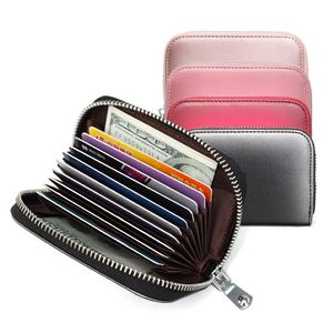 HBP Hight Quality Moda Homens Mulheres Titular do cartão Caso de couro real Mini Wallet184f