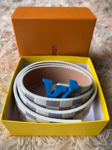 Toppdesignbältet Fashion Buckle Leather Belt Width 38mm 15 Style Högkvalitativa flerfärgade alternativ för män och kvinnor