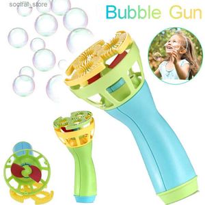 Gun Toys Baby Kids Girl Boy Outdoor Toy Electric Bubble Wands Machine Bubble Maker Automatic Blower Kids Children durable Food Grade ABS L240311