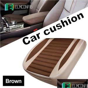 Car Seat Covers Ers Er Flax Cushion Seasons Breathable For Most Four-Door Sedan Suv Tra-Luxury Protection Drop Delivery Automobiles Mo Ot07T