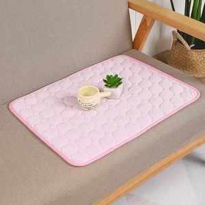 Summer Cooling Pad Pet Mat Dogs Cat Blanket Sofa Super Breathable Bed Washable for Small Medium Large Dog Cats Kennel Washable202R