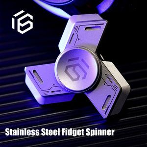 Fidget Spinner Alloy Metal EDC Hand Spinners Stress Relief Dekompresyjne zabawki dla dzieci dorosłych zabawne prezenty 240301