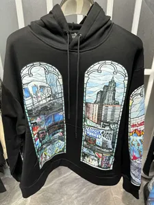 Vem bestämmer krigsmän hoodie - vintage hiphop överdimensionerad pullover, mode streetwear, casual hooded sweatshirt