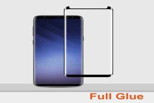 5D Pełny klej Przyjazny szklane szklane szklanie pełne kleje ochraniacz ekranu dla Samsung Galaxy S23 Ultra S22 S21 S10 S9 S8 Plus Uwaga 4229586