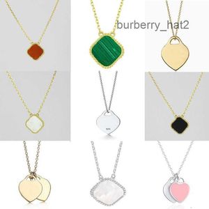 heart necklace pendant necklaces designer for women clover necklace fashion jewelry woman silver chain designer jewelrys Birthday Christmas Gift Wedding Party