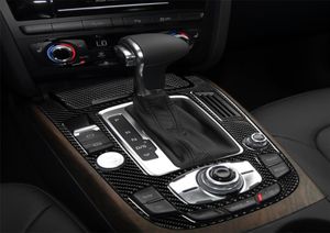 Für A4 A5 S4 S5 B8 Q5 SQ5 Interior Styling Carbon Fiber Car Center Control Getriebe Shift Panel Abdeckung Trim Aufkleber Dekoration6000338