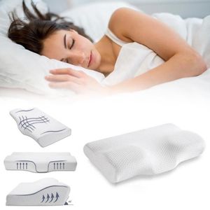 Travesseiro ortopédico de 30 50cm, espuma de memória redonda, confortável para dor no pescoço, proteção para dormir, ortopédico290x
