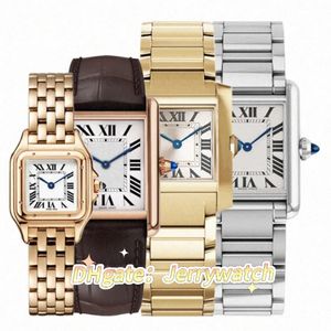 Luksusowy złoty zbiornik zegarków Women i męskie projektant Panthere Watches Diamond Watch For Woman Swiss Quartz Ruch Modna WISSWATWATH