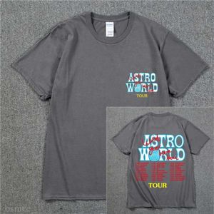 Men's T-shirts New Fashion Hip Hop T Shirt Men Women Jack Cactus ASTROWORLD Harajuku T-shirts YOU WERE HERE Letter Print Tees Tops 533