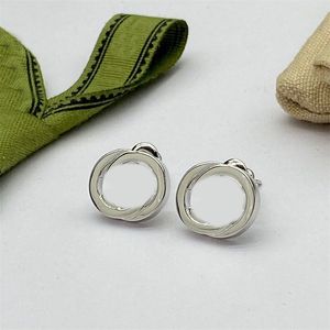 Hip-Hop-Luxus-Herren-Ohrstecker für Damen, trendig, schick, G-Buchstaben, Legierung, gedrehter Stil, besonderes Geburtstagsgeschenk, Modeschmuck, Designer-Ohrringe, charmant ZB034 I4