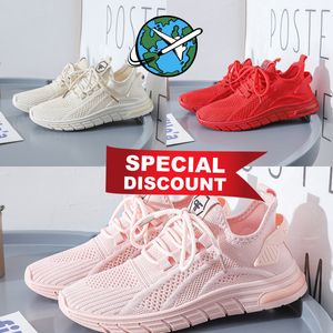 المرأة تشتري الربيع المشي لمسافات طويلة في الهواء الطلق الكلاسيكية الرياضية Mens Mountain Sneakers أبيض منصة الأحذية المدربين الجلود شبكة Gai الحجم 35-41