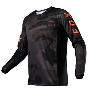2021 camisas de downhill dos homens mountain bike mtb camisas offroad dh motocicleta motocross sportwear corrida hpit raposa bicicleta ciclismo