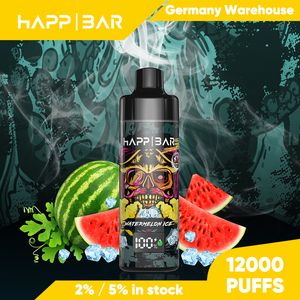 12000 soffi Sigarette elettroniche usa e getta Mesh Coil vapes Pod Batteria ricaricabile Kit penna elettronica Vape vs happ bar 9000 cristallo 6000 6k soffio