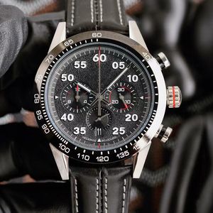 Mens Watch Quartz Timing Movement Watches 42mm Sapphire Waterproof Wristwatch Montre De Luxe