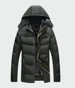 MEN039S Trench Coats 2021 Kış serin ceket erkekler artı boyutta kalın kapşonlu parkas yaşlı adam sıcak palto gündelik yastıklı baba kar aşınma169043