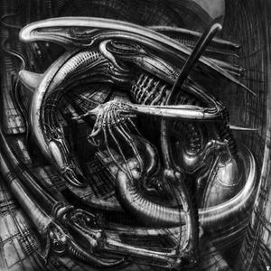 アートポスターHR Giger Li IIファブリックポスター24 x 24装飾-0142962