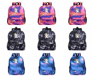 Zaino per unicorno cartone animato Galaxy Stampa Spalle Borsa da scuola per bambini Borsa da viaggio da campeggio Zaino ad alta capacità 32 stili HHA4855751837