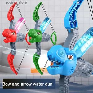 Zabawki Gun New Kid Game Bow and Arrow Water Gun Toy Childrens ciągnące wodę basen zabawka plaża w lecie zabawki na zewnątrz dla dzieci dzieci