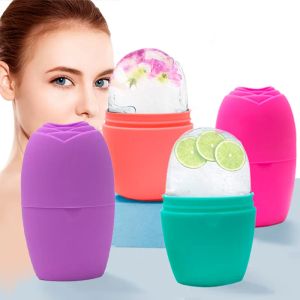 Skin Care Beauty Products Lifting Contouring Tool Silicone Ice Cube Trays Globe Ices Balls Face Massager Facial Roller Reduce Acne Bolas De Hielo Globe