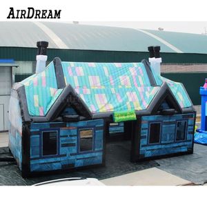 wholesale 10x5x5mH (33x16.5x16.5ft) Outdoor Night Club Inflatable Pub Bar House 2024 wedding party blow up UK classical architecture Inflatables Event Tent