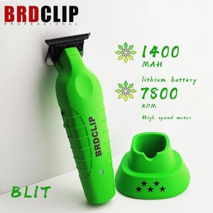 Brdclip bl1t professionell snidning gradient hår trimmer barberare finish elektrisk klippare med laddare stativ hårklippningsmaskin 240301