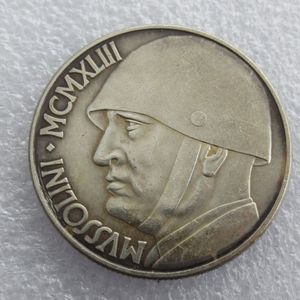 Italien 20 Lire 1943 Medaille Kopie Münzen Heimdekoration Zubehör billige Fabrik 239I