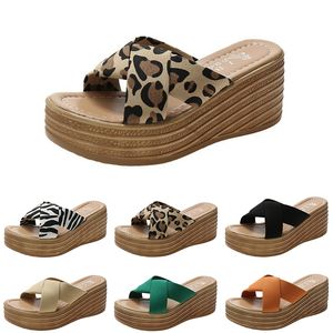 Slippers Women Sandals High Cheels Fashion Shoes Gai Summer Platfor