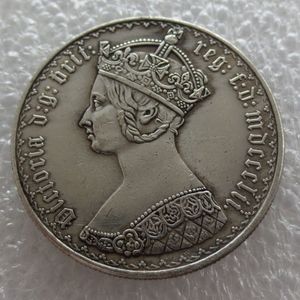 Ein Florin 1850 Großbritannien England Vereinigtes Königreich Vereinigtes Königreich 1 gotische Silbermünze217r