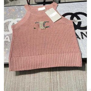 designer CE23ss New Hollow Sweater Knitted Small Tank Top Slim Fit Single Wear Inner Style Versatile Four Color Tank Top OAYO