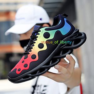 Sinek dokuma hava yastığı erkekler için koşu ayakkabıları açık spor antrenörleri up erkekler spor ayakkabıları moda yürüyüş ayakkabıları büyük boyut 46 l7