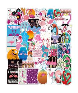 50PCS Lot Cartoon Flamingos Animal Stickers Aesthetic Cute Stationery Sticker Kids Toys For Gift DIY Laptop Bike Water Bottle Deca4797569