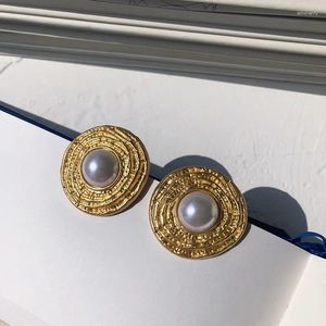 dangle earringsデリケートジュエリーチャームヴィンテージ模倣パールイヤリングテンキーなトレンディなゴールドカラージュエリー女性のためのロマンチックなクラシック